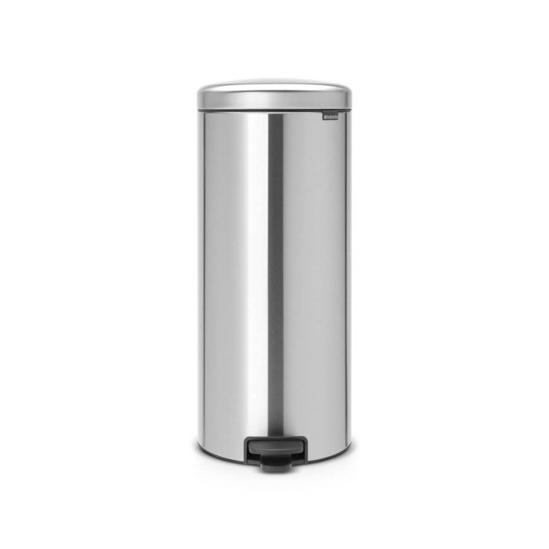 Pattumiera a pedale Brabantia Pedal Bin New Icon 30x38x68 cm Inox Satinato 30 li