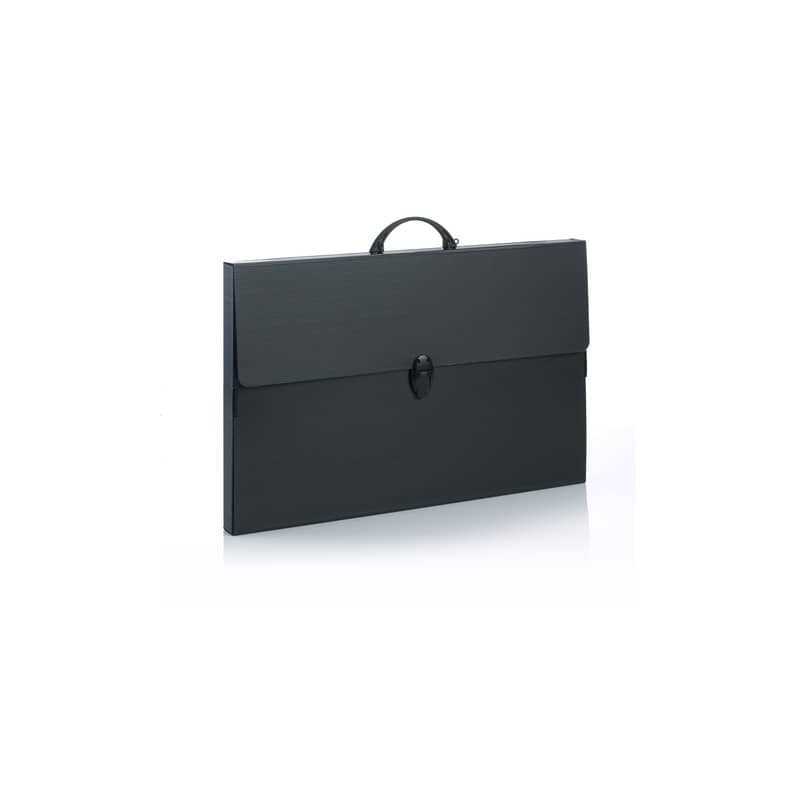 Valigetta in PPL Favorit Every Line Total Black 36,5x56,5x3,5 cm - 100501056