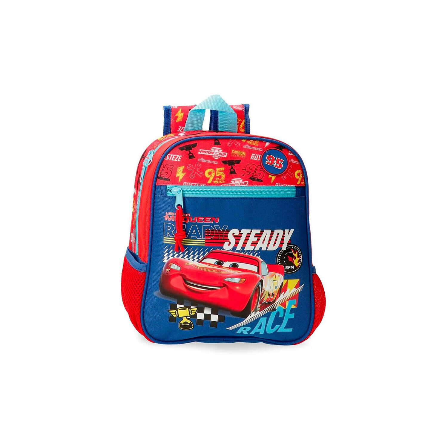 Zaino Asilo e Tempo Libero 28 Cm Cars Let's Race CARS - X55791 GIODICART