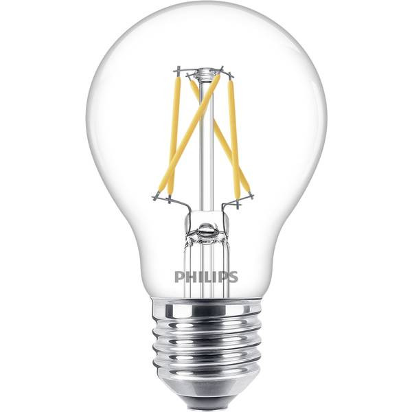 Philips Lighting 77213001   LED (monocolore) ERP F (A - G) E27 Forma di bulbo 7.