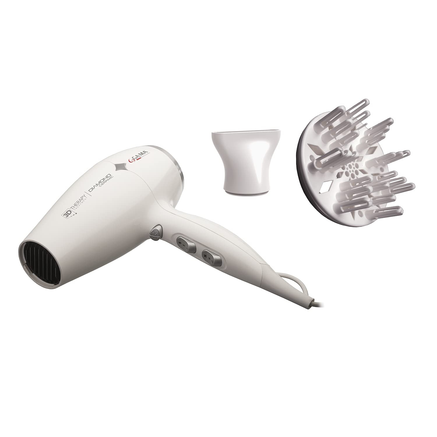Gama Italy Professional Phon Diamond Ion Asciugacapelli leggero e (I8d)