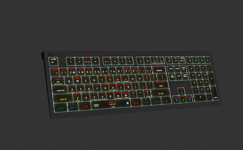 LogicKeyboard scorciatoie macOS X Astra 2 UK (Mac)