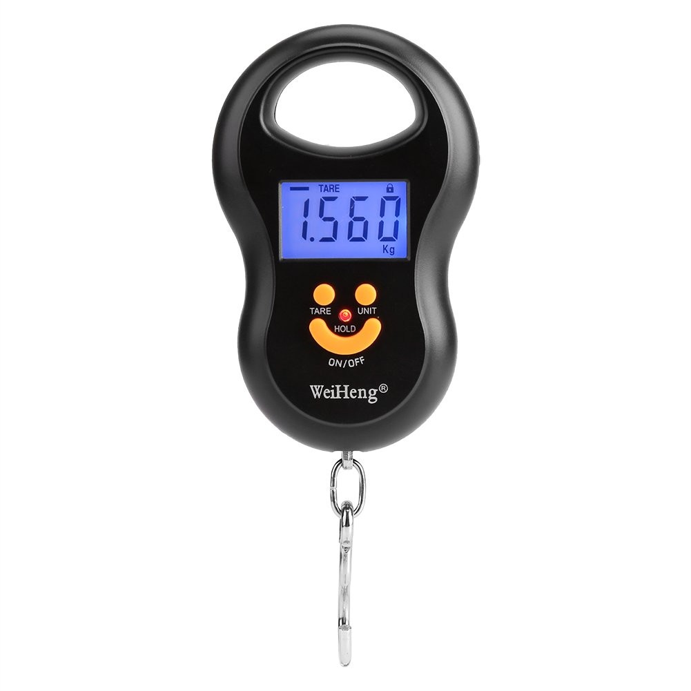 Luggage scale, 50 kg/10g LCD portatile digitale tasca gru bilancia (H4Q)