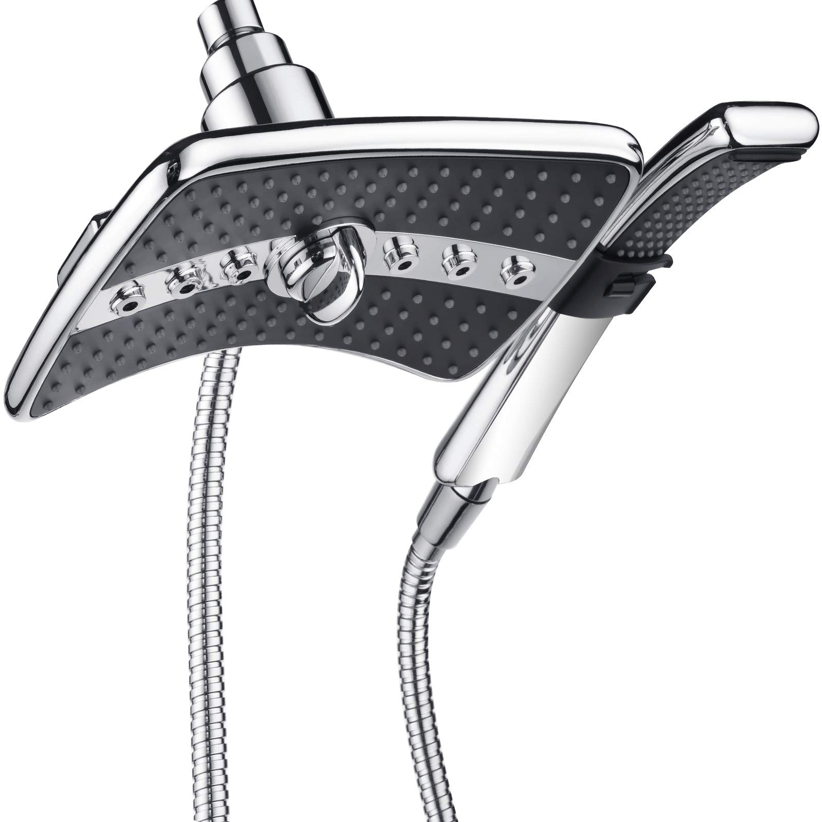 BRIGHT SHOWERS Set doppio soffione doccia combinato, soffione doccia a (O7e)