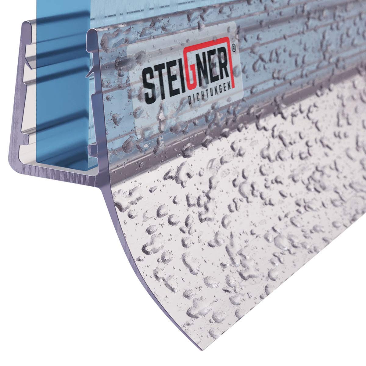 STEIGNER Guarnizione doccia, 80cm, per spessore vetro 6/7/ 8 mm, (m7j)