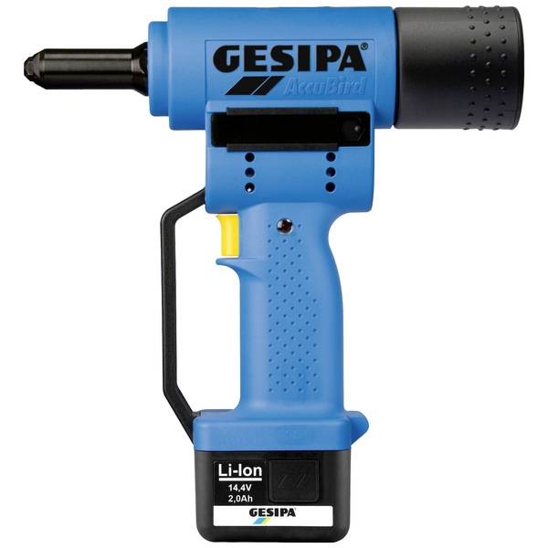 Gesipa 1434898  AccuBird  Pistola rivettatrice a batteria 14.4 V 2 Ah Li-Ion inc