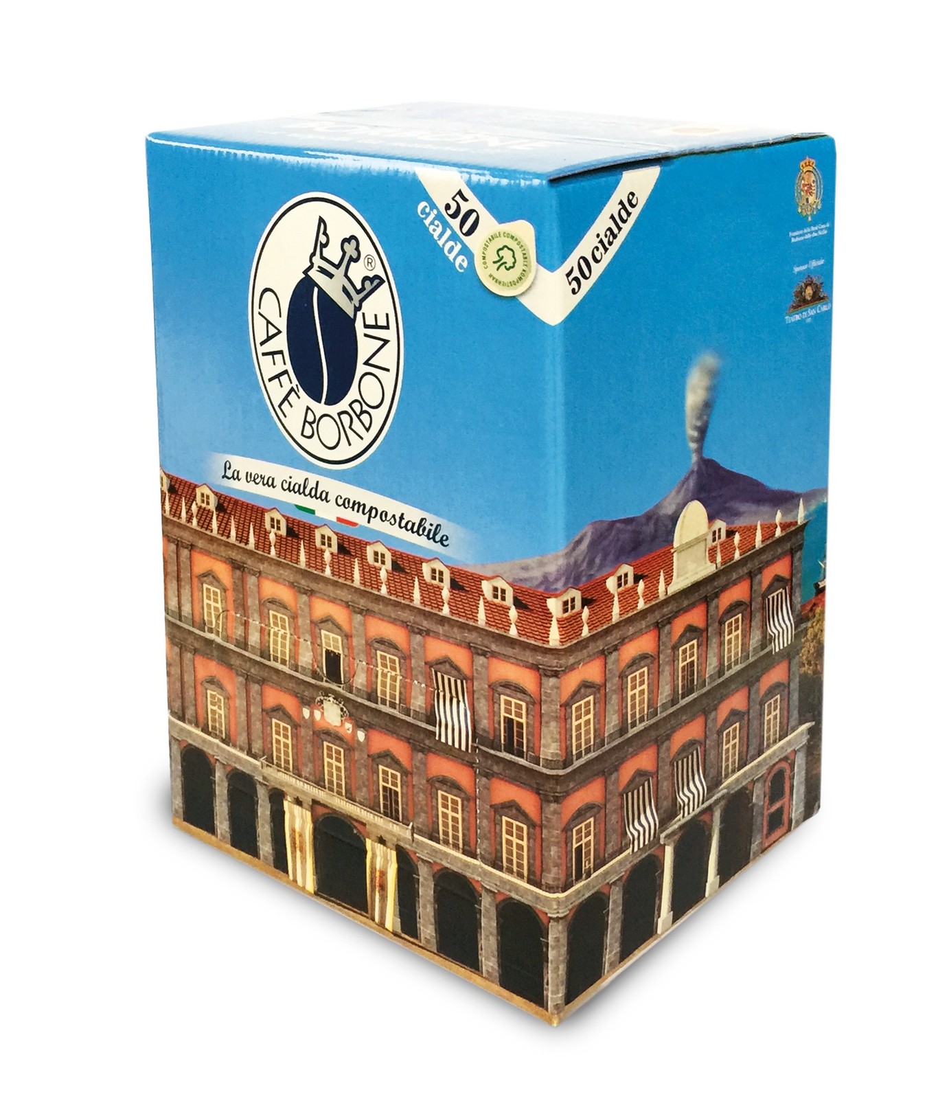 BORBONE PALAZZO NOBILE CIALDA CARTA DM44 50PZ. 44BBLUPALAZNOBIL050N