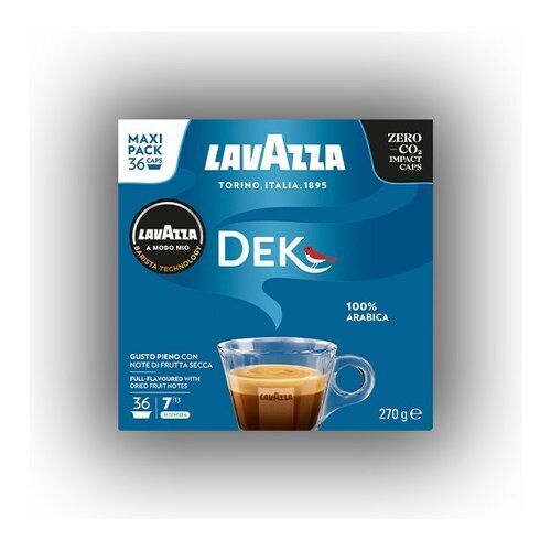 Capsule Lavazza A Modo Mio Dek Cremoso blu alluminio