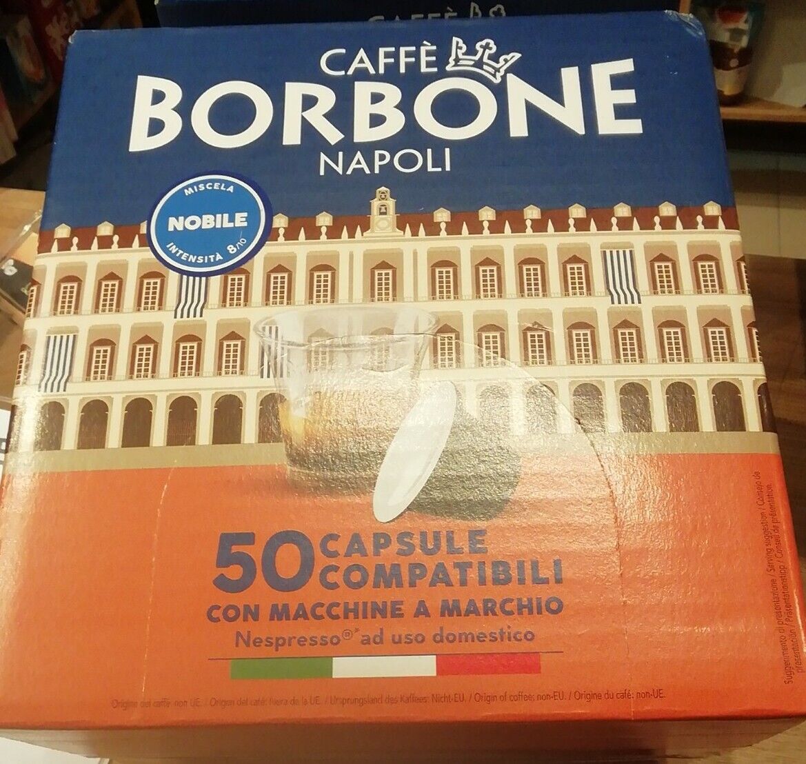 Capsule Caffe' Borbone Nobile 50 capsule Compatibile Nespresso scadenza 2027