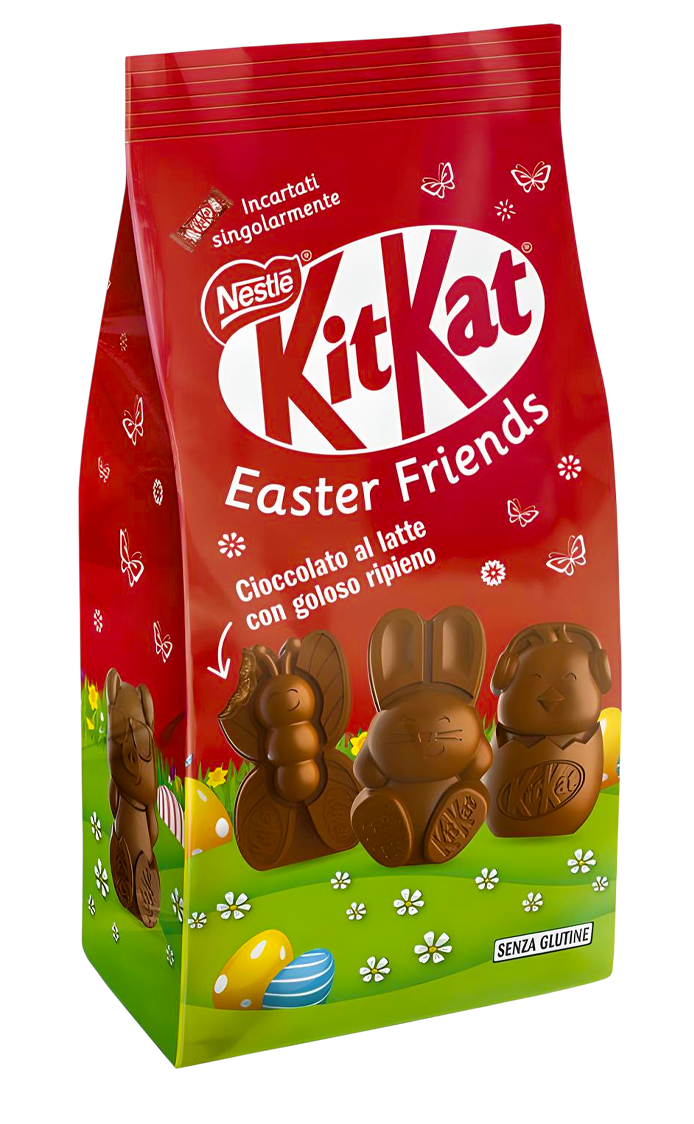 KitKat Easter Friends Cioccolato al Lattecon Cereali Croccanti Wafer 147g