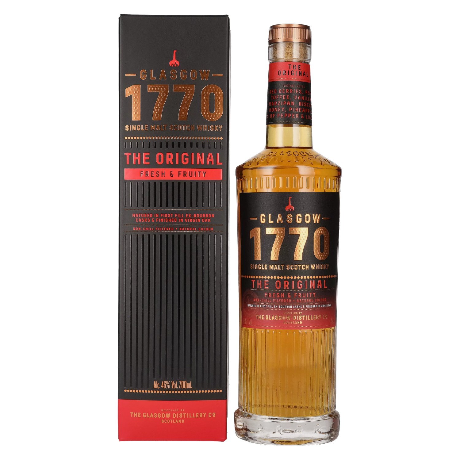 1770 Glasgow Single Malt Scotch Whisky The Original Fresh & Fruity