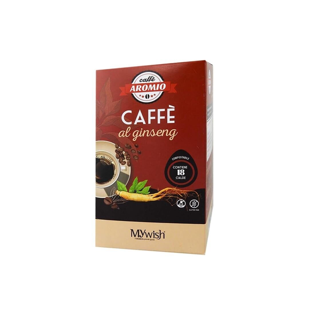36 CIALDE DI CAFFÈ AL GINSENG CAFFÈ AROMIO MY WISH