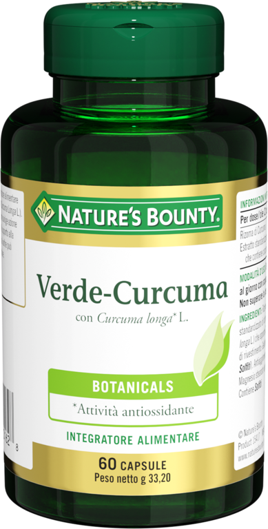 Verde-Curcuma Nature's Bounty 60 Capsule