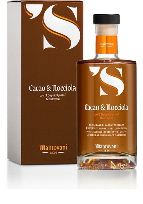 Mantovani 'S Cacao E Nocciola Con Doppiospirito 70 cl