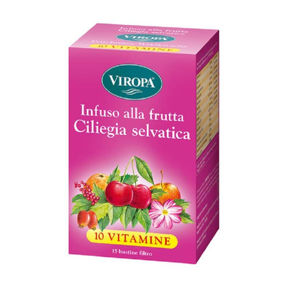Viropa Infuso alla Frutta Ciliegia Selvatica, 15 bustine filtro