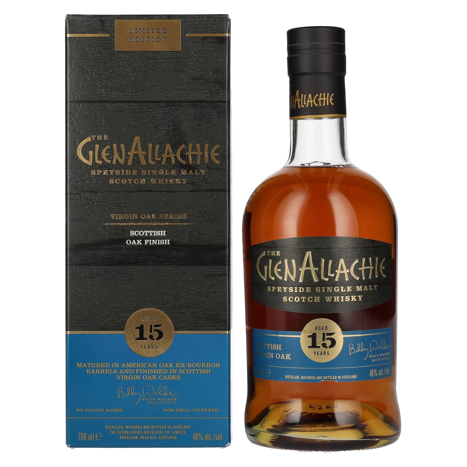 The GlenAllachie 15 Years Old SCOTTISH VIRGIN OAK