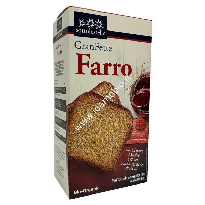 Granfette Fette Biscottate di Farro 170g - Bio Sottolestelle