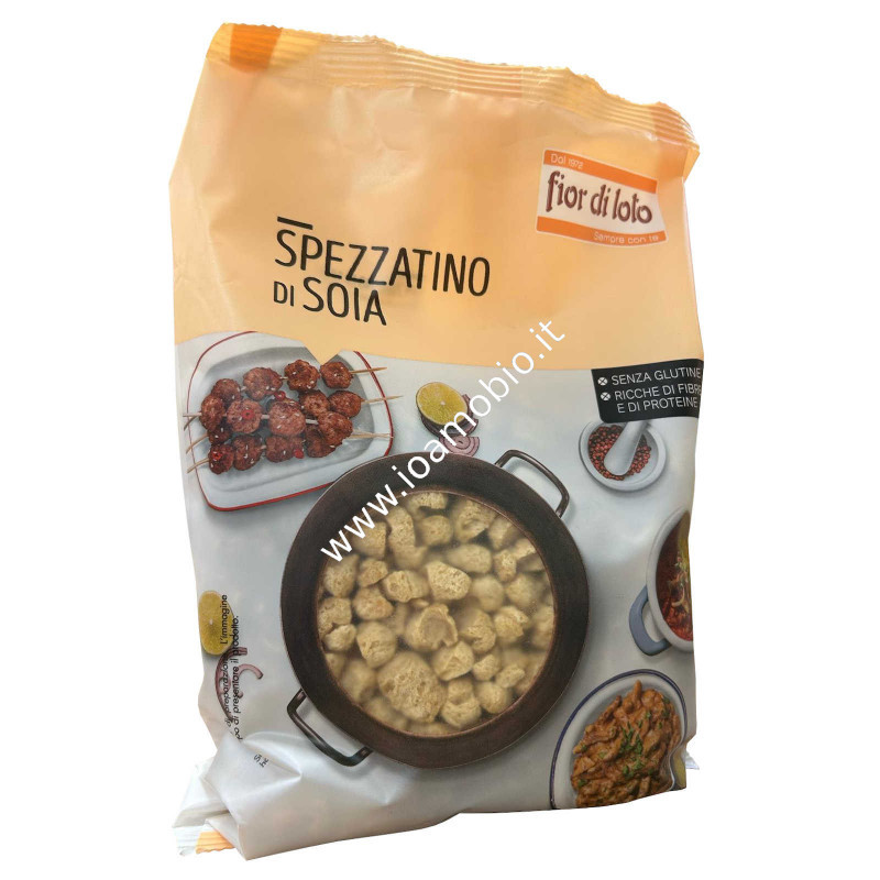 Spezzatino di Soia 300g - Biologico Fior di Loto
