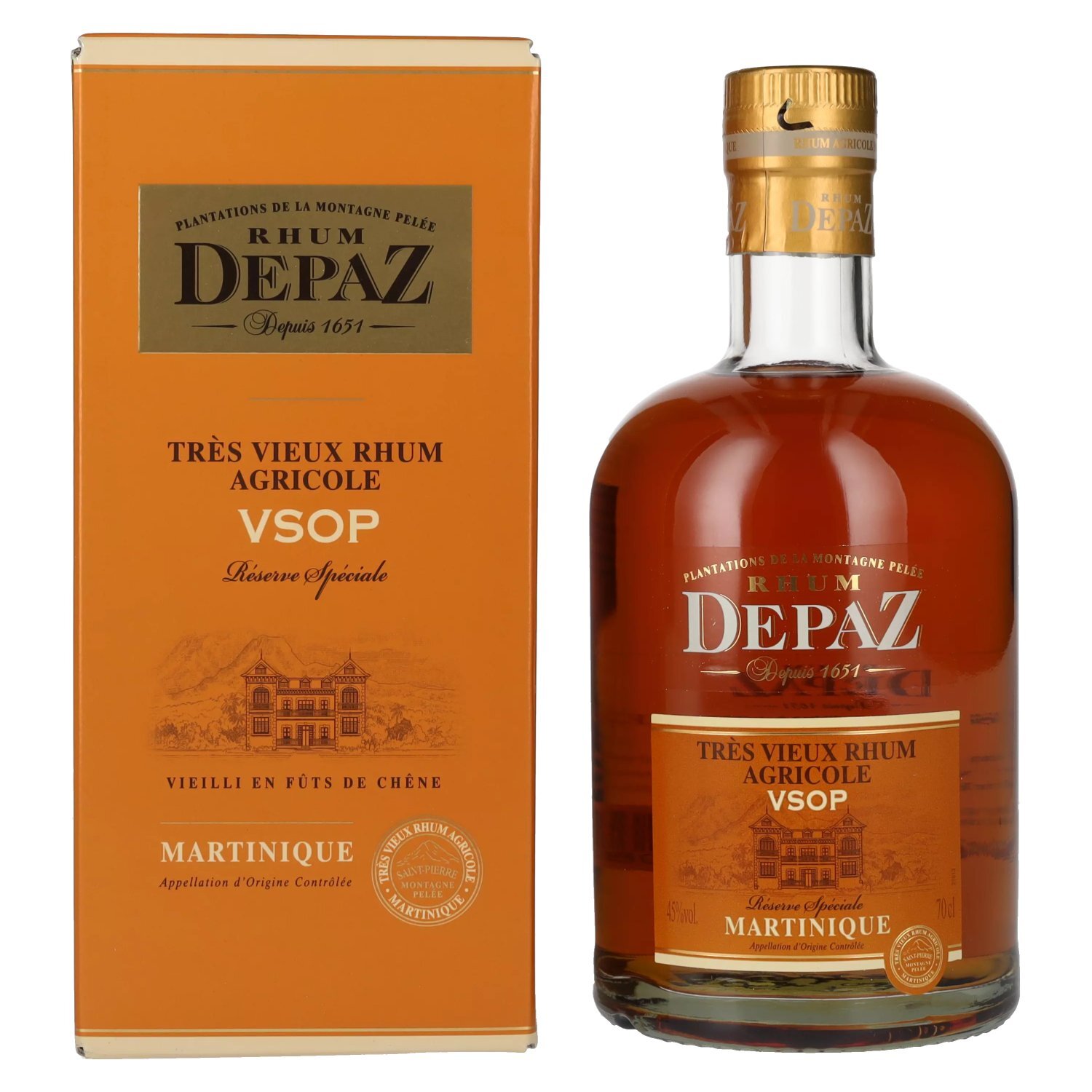Depaz Rhum Très Agricole Vieux VSOP