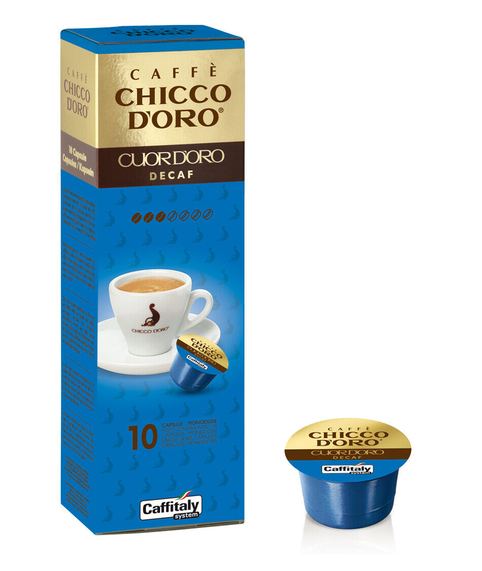 Caffitaly System - Chicco D'oro Decaffeinato - 100 Capsule originali