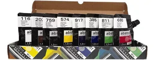 Sennelier Abstract Acrylic Introductory Paint Set - 8 x 40ml