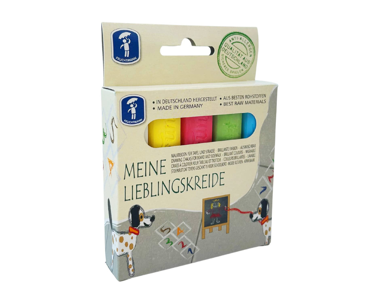 Feuchtmann 657 7011 7011-Meine Favourite Chalk, 5 Bars, High-Quality Chalk for S