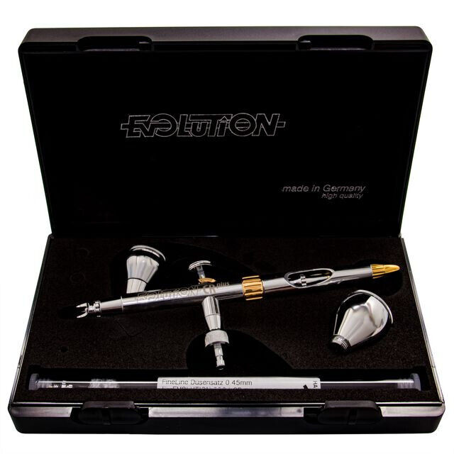 Aerografo Evolution 2024 CR plus TWO IN ONE 0.28  0.45 Harder & Steenbeck 121233