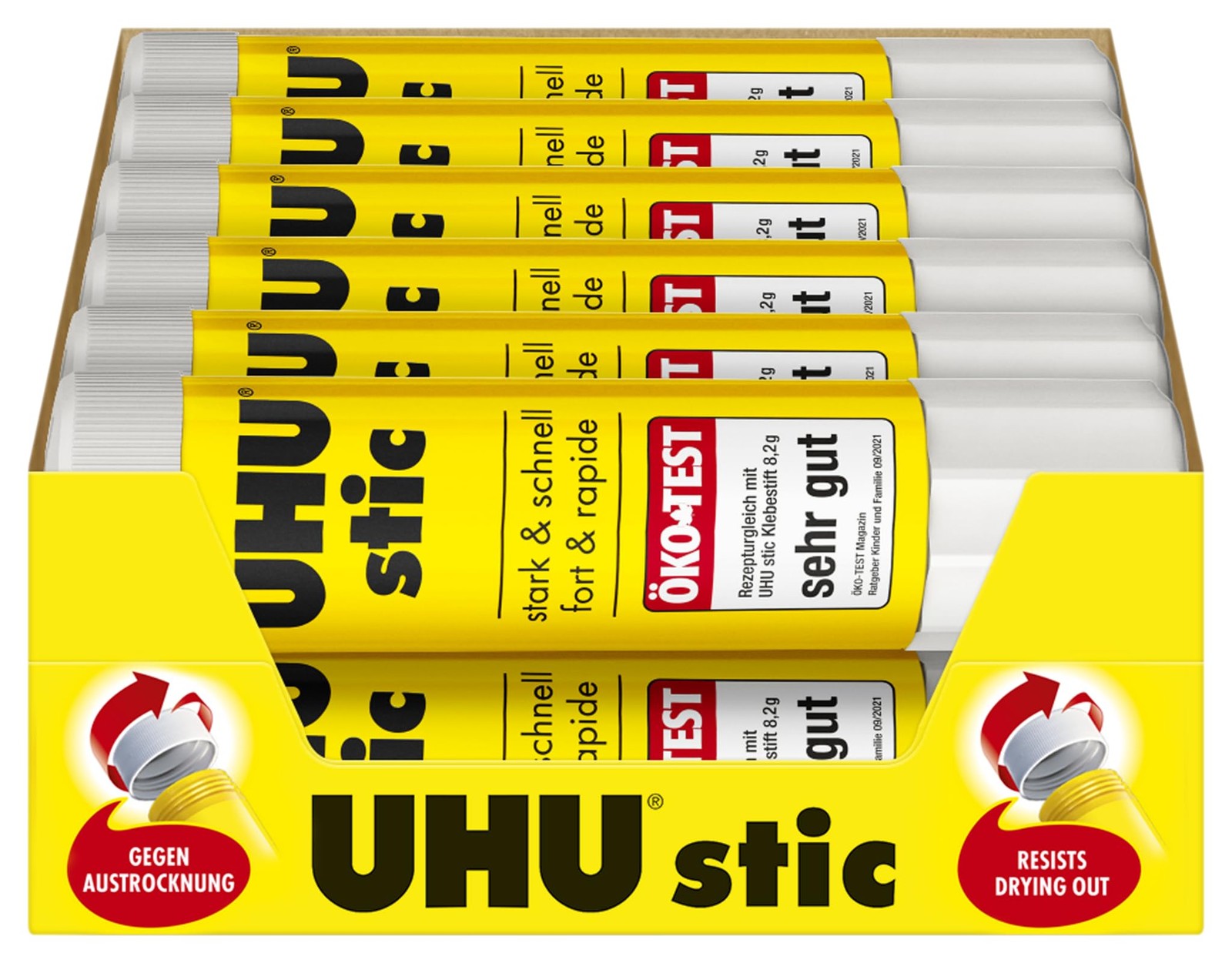 UHU Stic Glue Stick Solid Washable Non-toxic 21g Ref 45611