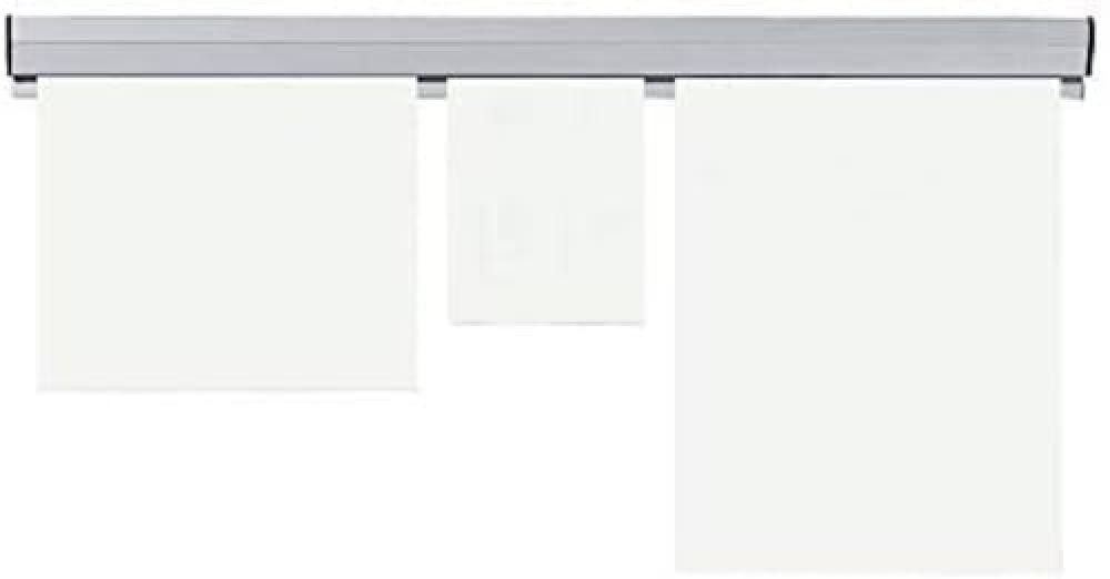 (TG. 150 cm) Franken pks100 DORSINO, 100 x 4 cm, colore: grigio 150 cm Kunststof