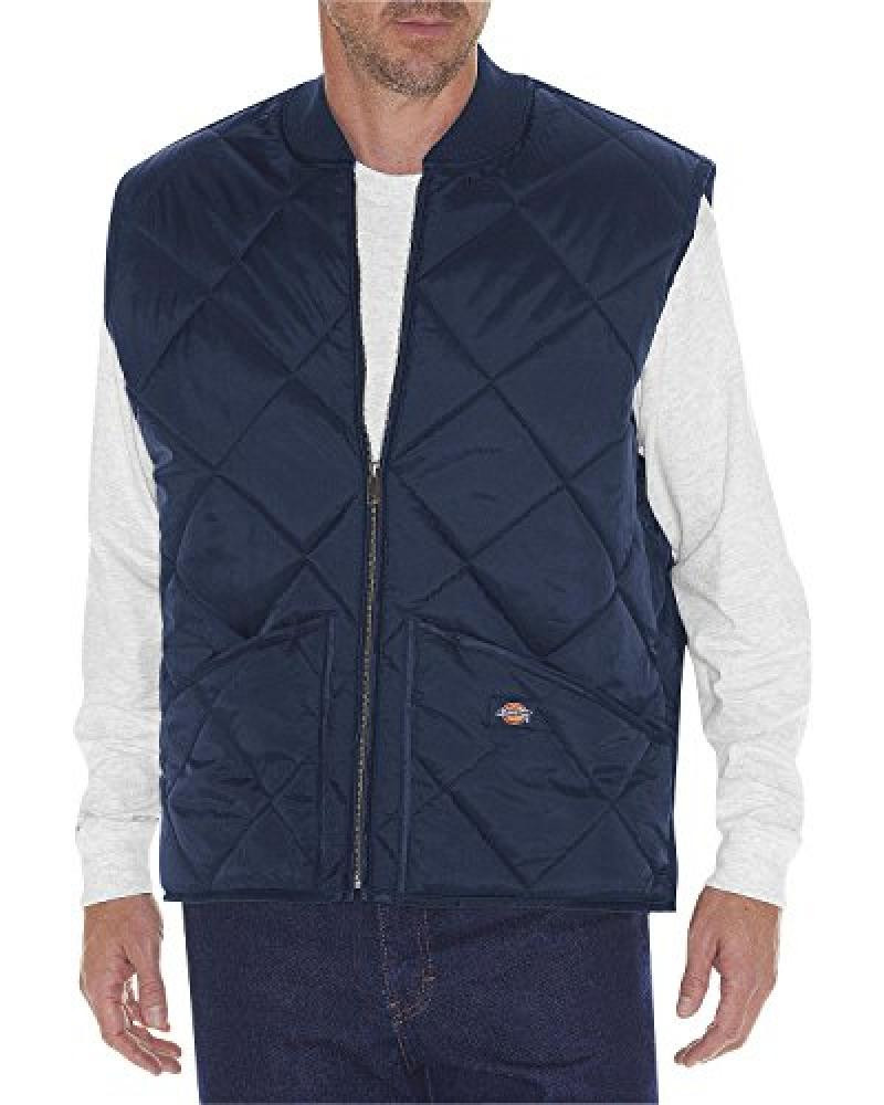 (TG. M) Giubbotto Smanicato Dickies Diamond Quilted Dark Blu Scuro (M , Blu Scur
