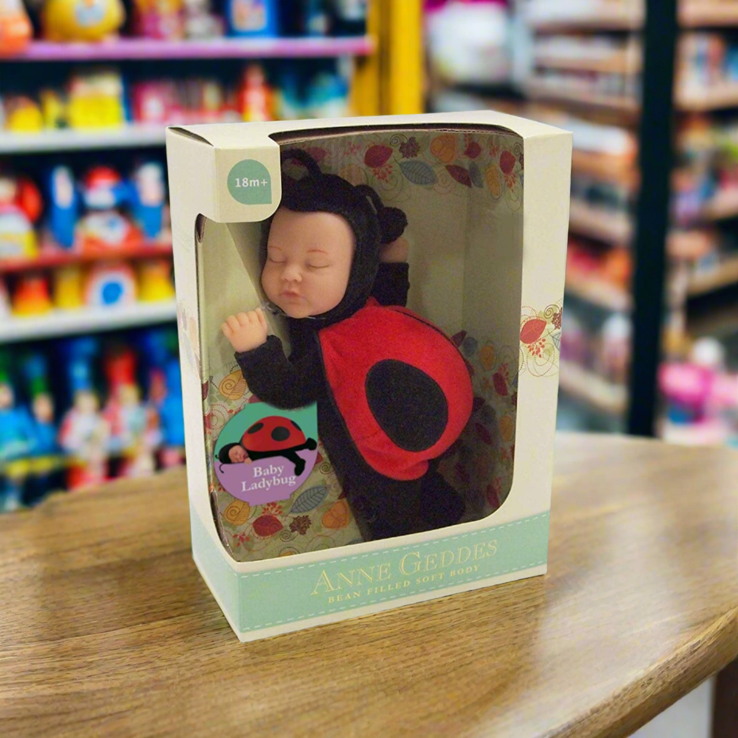 bambola bambino anne geddes coccinella
