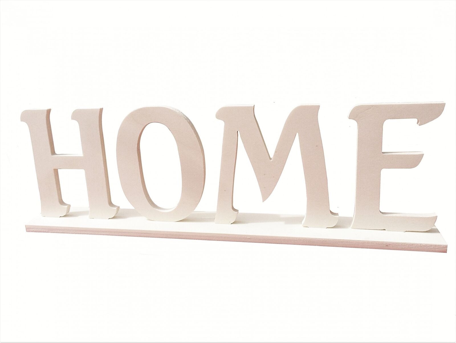 Scritta home con piedistallo