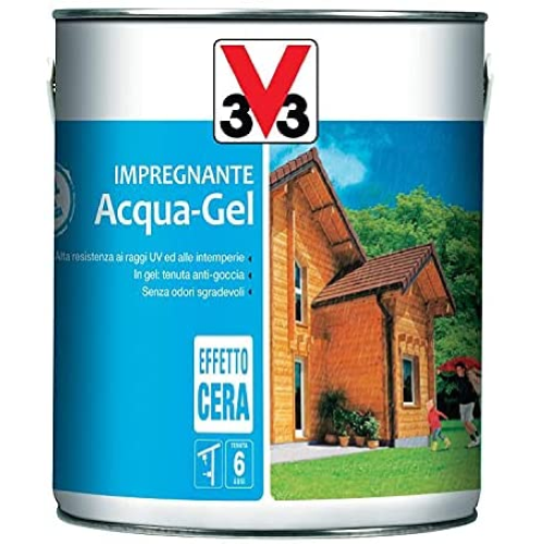 V33 EXPERT IMPREGNANTE PER LEGNO ALL'ACQUA - CASTAGNO CHIARO - 750 ML