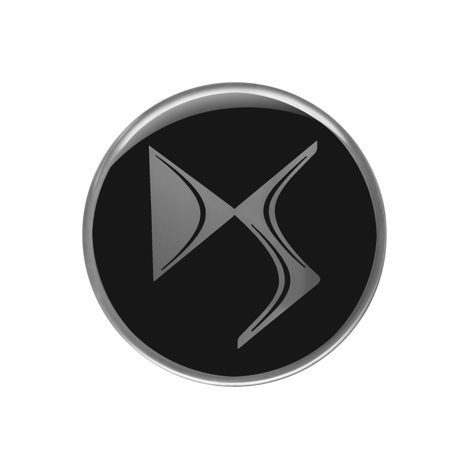 Adesivo DS 3D Logo, Nero, 52 mm