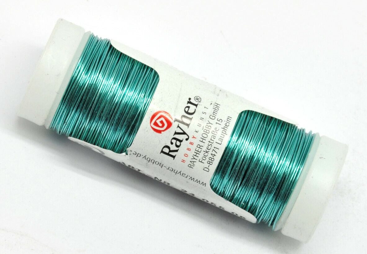 Filo Per Gioielli Da Uncinetto, Bobina 50 M, 0,30 Mm, Blu Chiaro