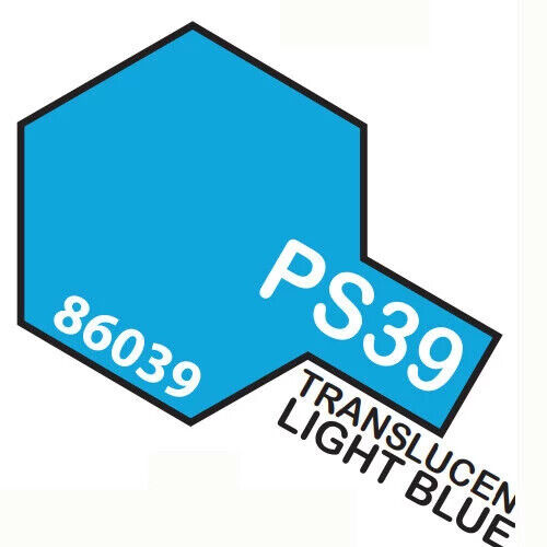 Tamiya PS39 Translucent Light Blue Bomboletta Spray Per Policarbonato 100ml