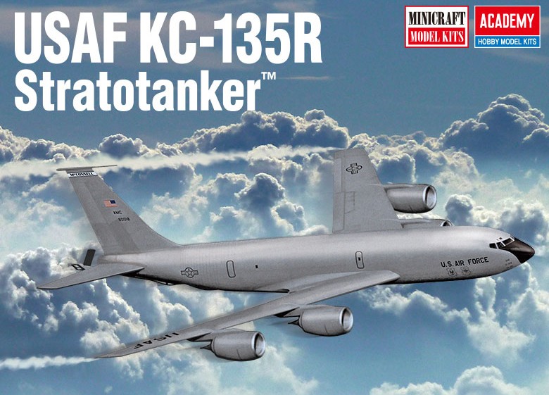 Usaf Kc-135r Stratotanker 1:144 Plastic Model Kit ACADEMY