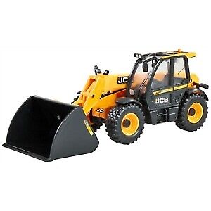 BRITAINS, Sollevatore telescopico JCB 542-70 con accessori, 1/32,  BRI43325