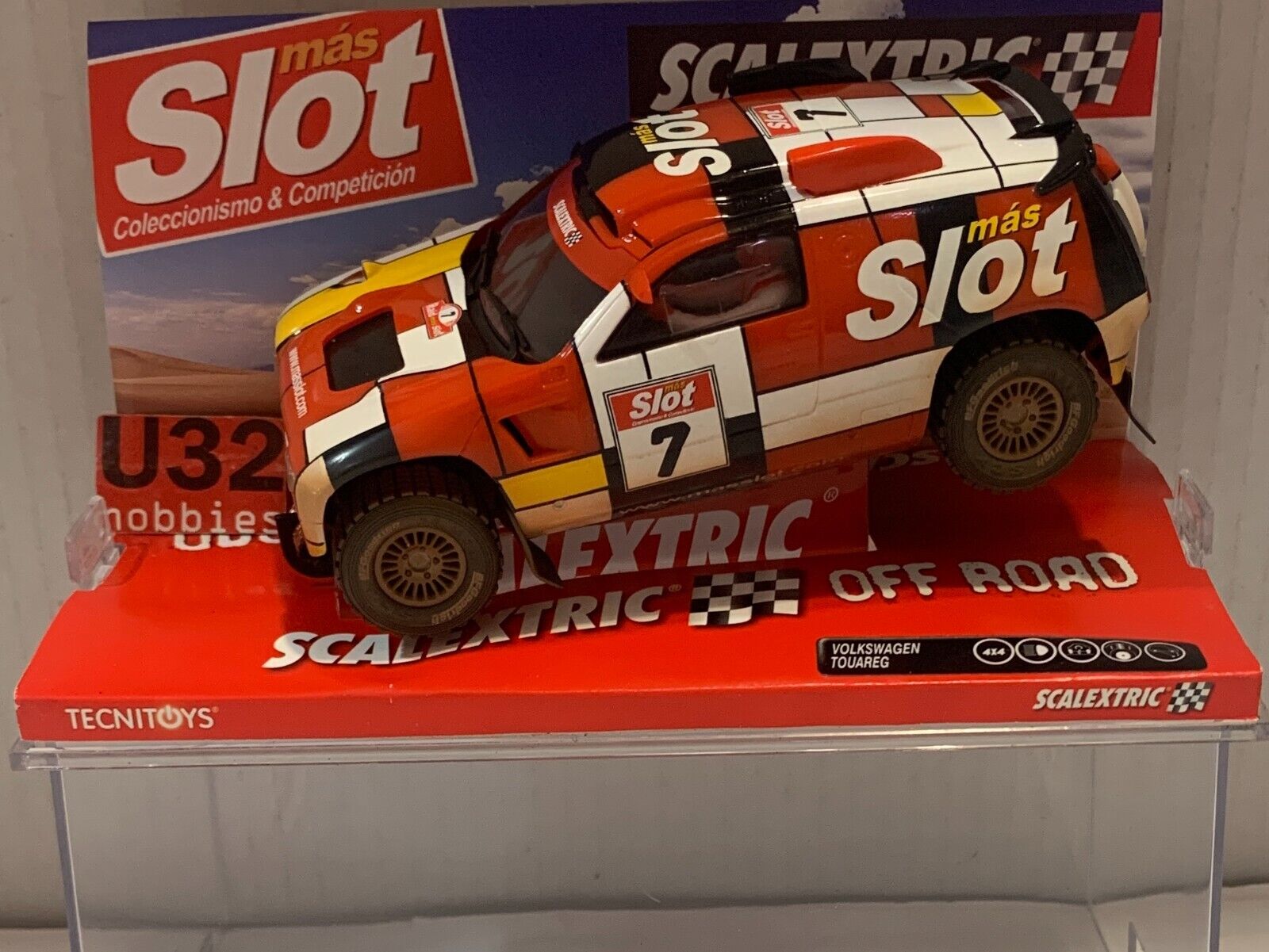 Slot Car SCX SCALEXTRIC 6424 VOLKSWAGEN TOUAREG #7 Mas Slot Serie Limitata