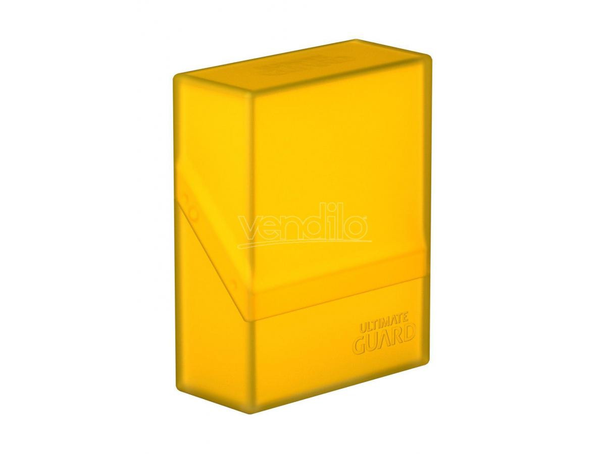 Ultimate Guard Boulder Deck Case 40+ Standard Size Amber Ultimate Guard