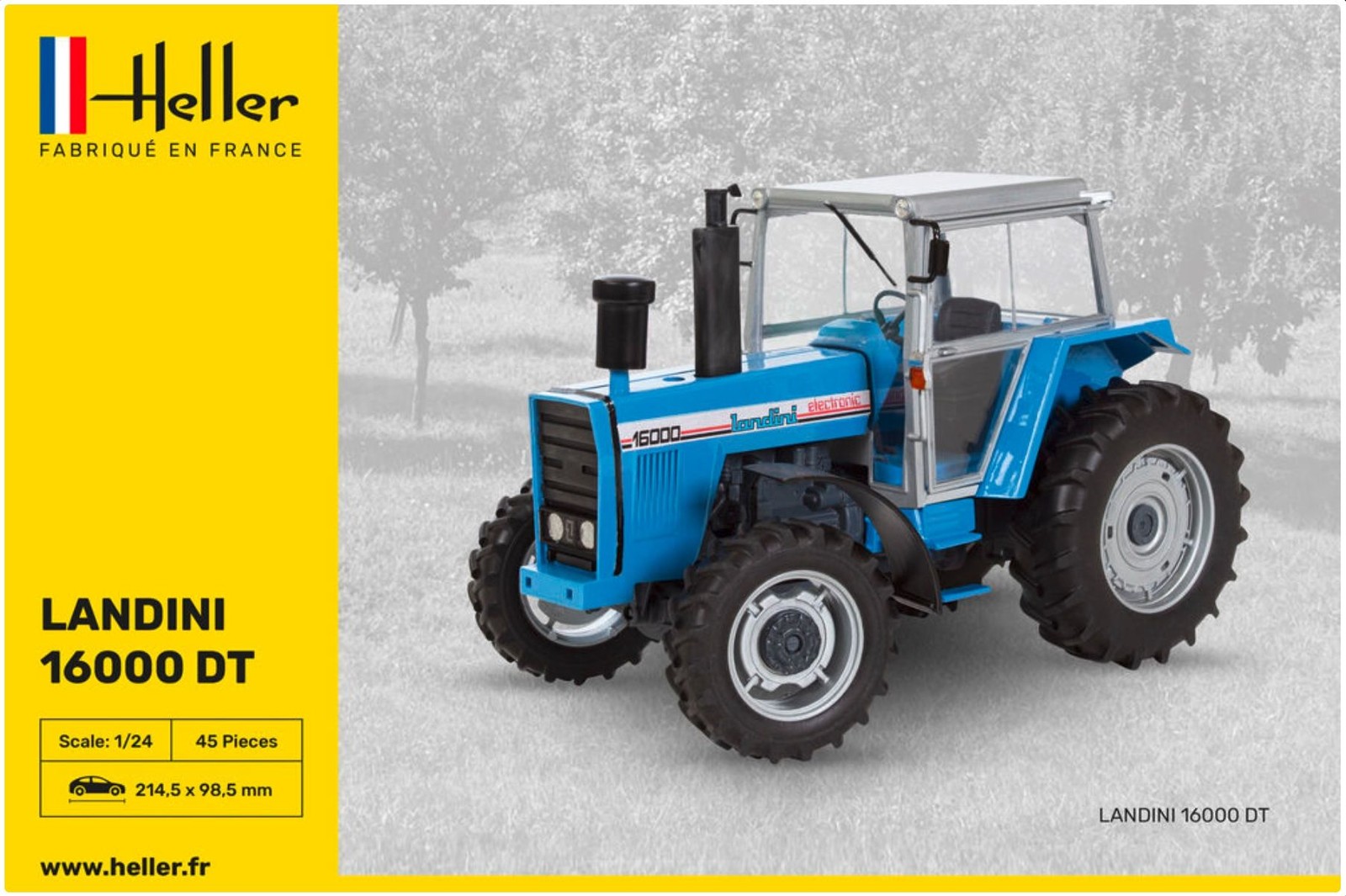 HELLER 81403 MODELLO TRATTORE LANDINI 16000 DT 1/24