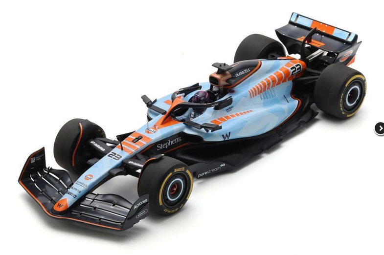 SPARK, WILLIAMS F1 FW45 #23 Williams Racing GP Singapore 2023 A.ALBON, 1/18, ...