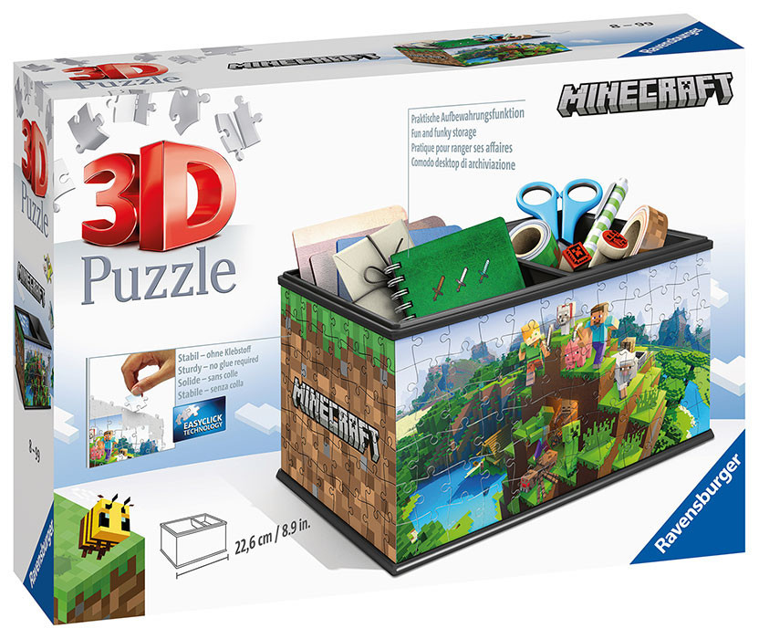 Puzzle 3D 216pz Storage Box Minecraft