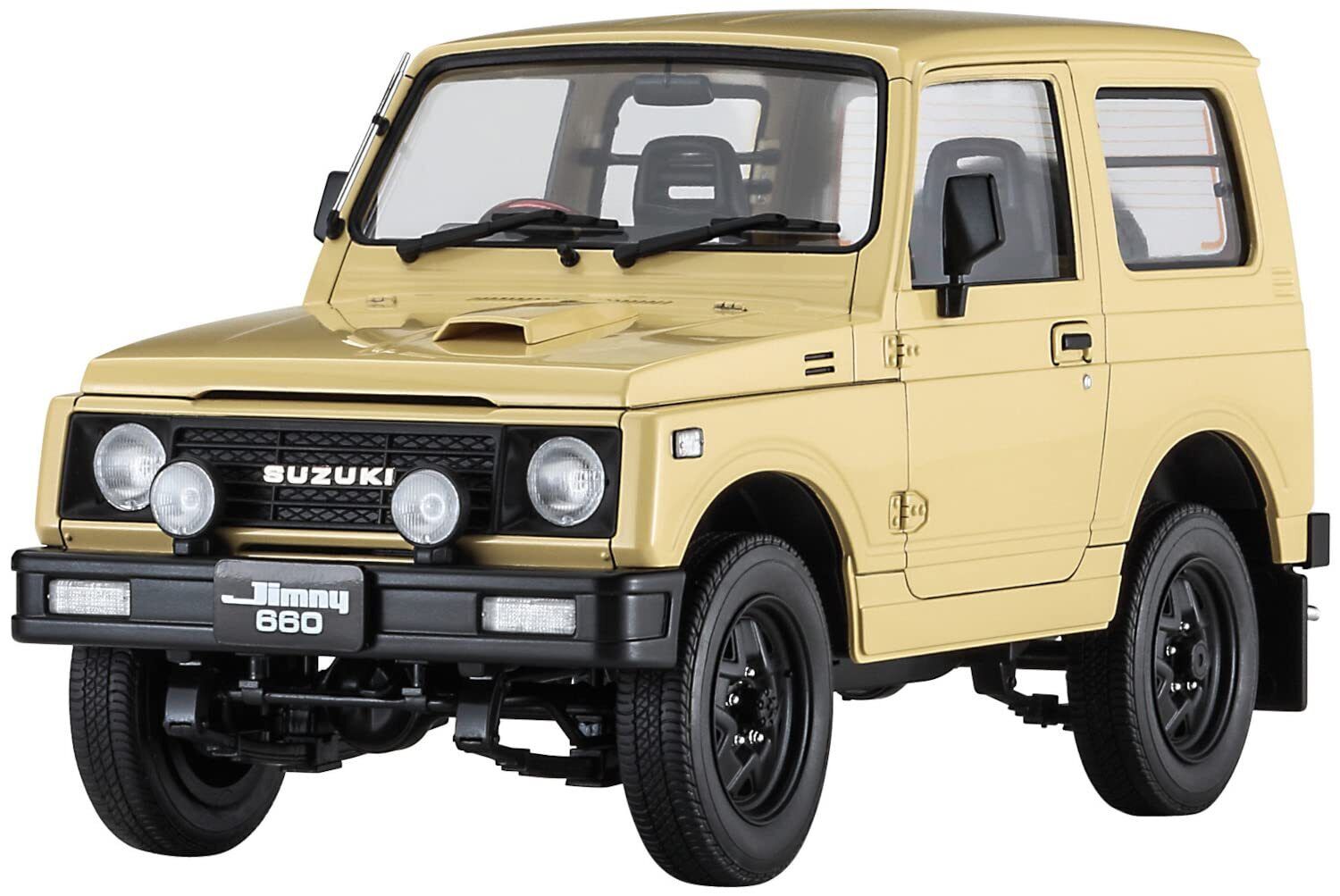 Suzuki Jimny Ja11-1 W/ Wood Steering Wheel 1:24 Plastic Model Kit HASEGAWA