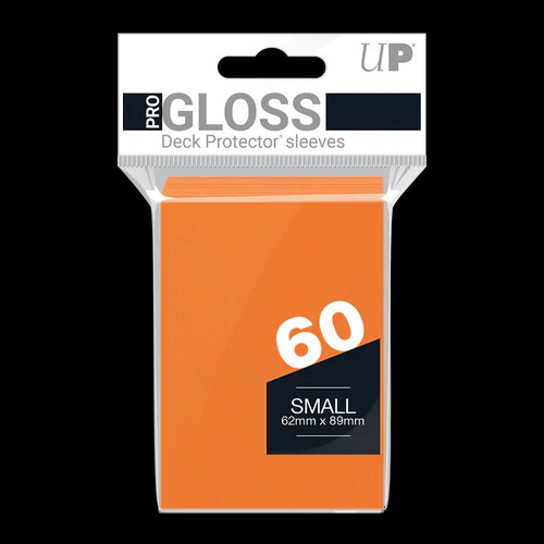 60 Bustine Ultra Pro Small GLOSS ORANGE  Arancione