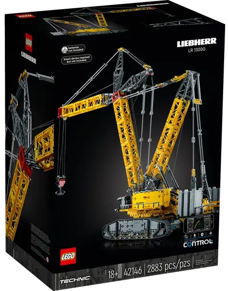 LEGO 42146 Technic Gru Cingolata Liebherr LR 13000 Powered UP