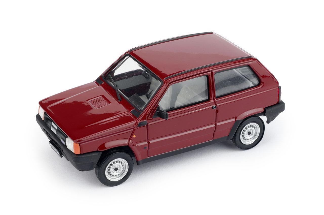 1:43 BRUMM Fiat Panda 750L Supernova 1986 Rosso Garanza Red R611-01