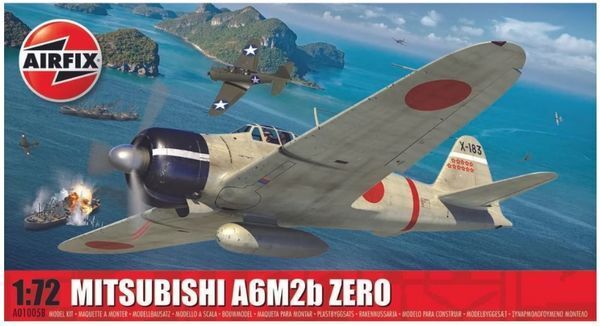 Mitsubishi A6M2b Zero 1/72 - AIRFIX A01005B