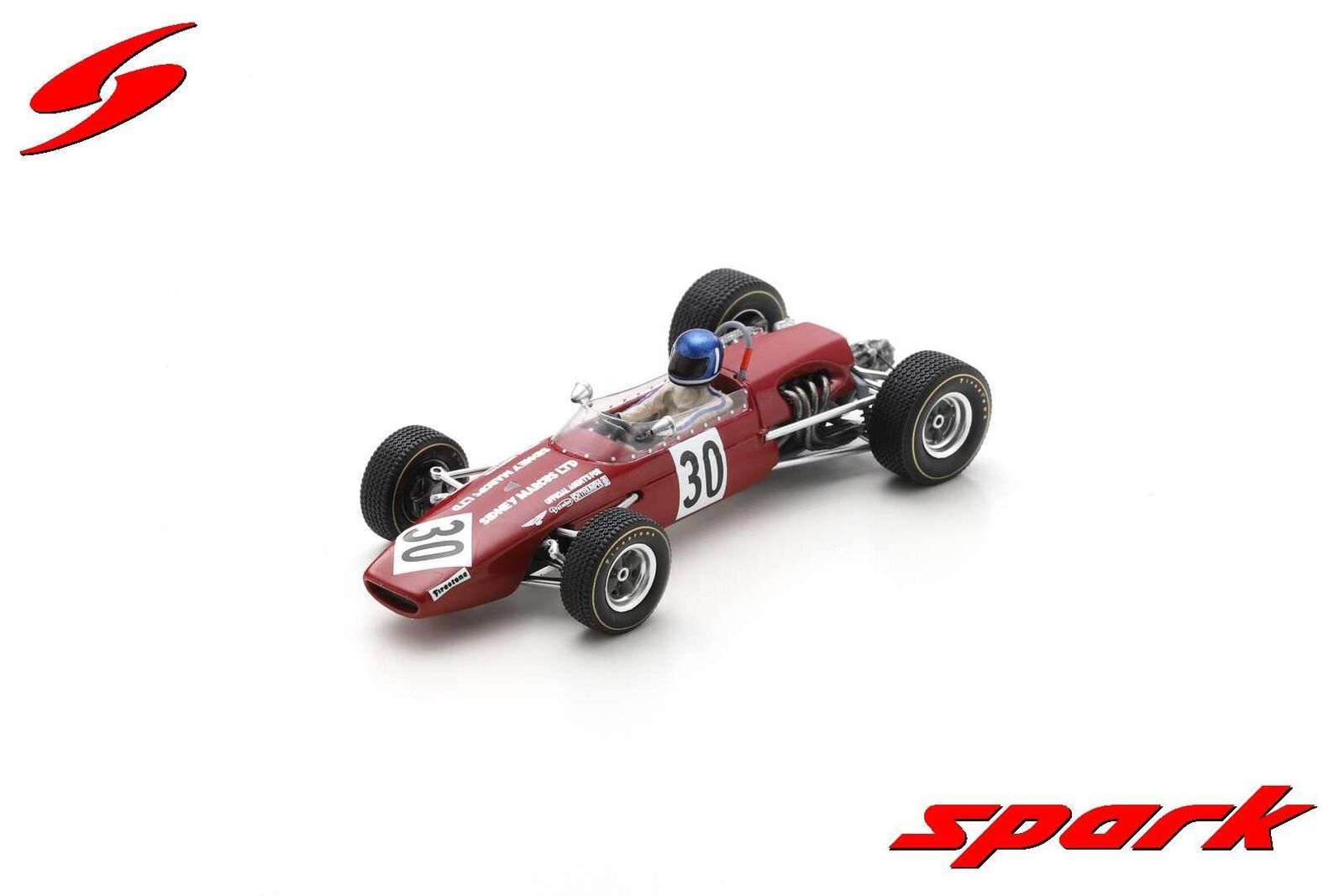 1:43 SPARK Brabham F2 Bt23C #30 Reims Gp 1969 Jacky Ickx SF252