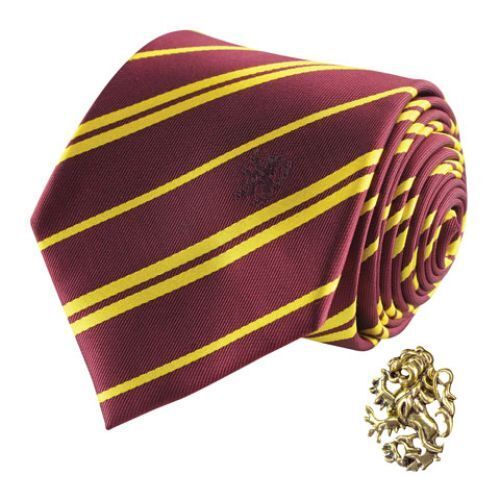 Distrineo DTNCR1111 Harry Potter - Cravatta Deluxe con Spilla Grifondoro